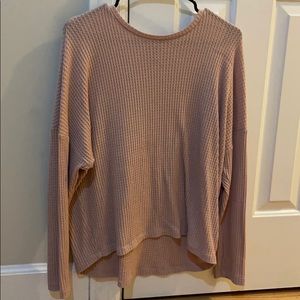 Waffle Knit Top